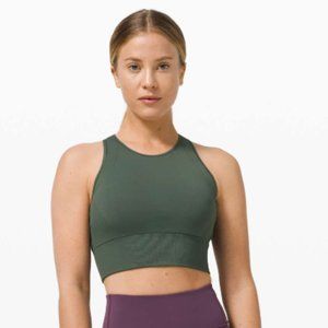Lululemon Ebb to Train Bra *Medium Support, C/D Cup Smoked Spruce 6